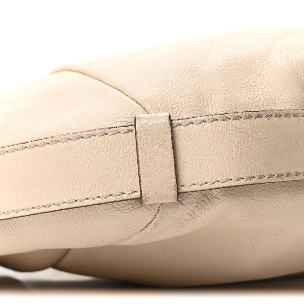 Yves Saint Laurent YSL Mombasa Leather White/Cream - Picture 3 of 9